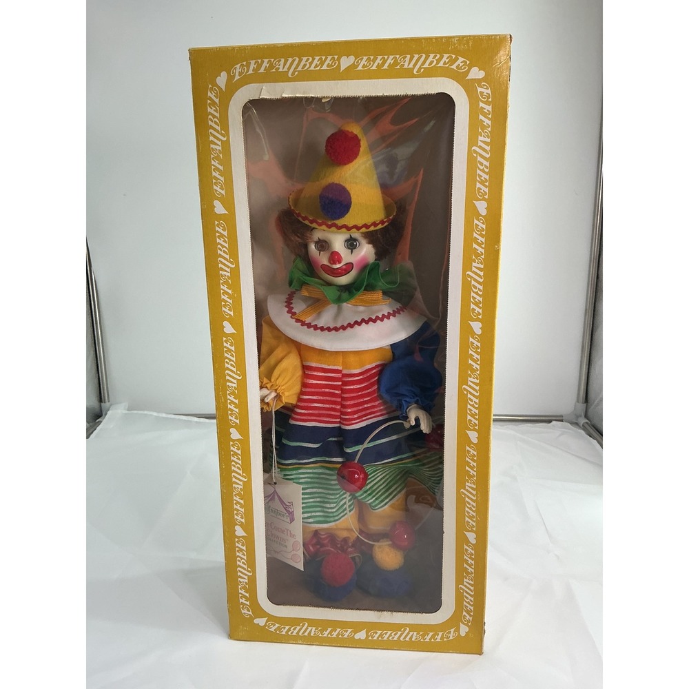 Effanbee Homer Clown Doll 1550 Come The Clowns Collection Vintage in Box